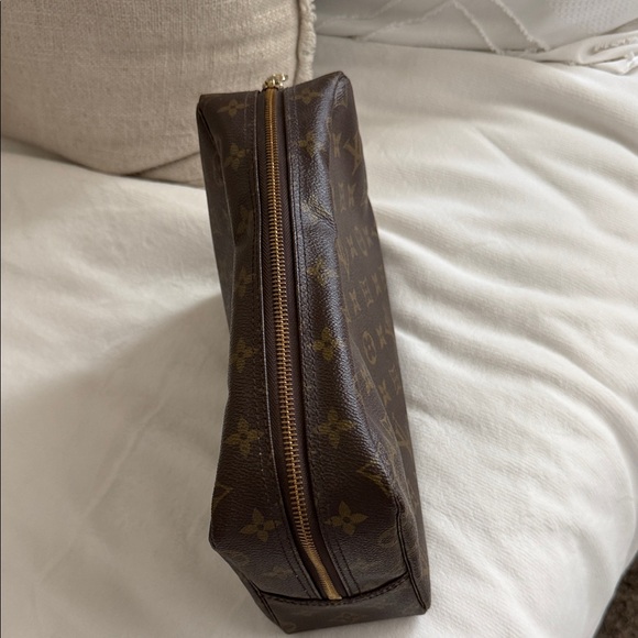 Louis Vuitton Dark Brown Monogram Toiletry Bag - Picture 3 of 4